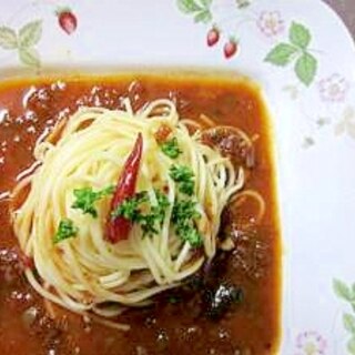 伊勢海老のトマトソースをパスタにアレンジ